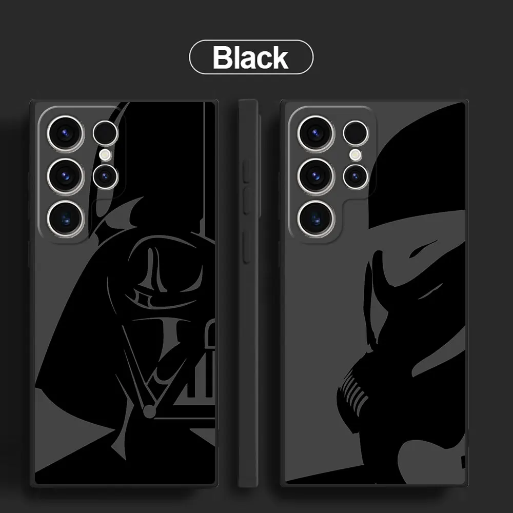 Phone Case for Samsung Galaxy S21 S23 S24 Ultra 5G S8  Edge S10e  S10 S22 Plus S20 FE Disney S-Star W-wars cool face Cover