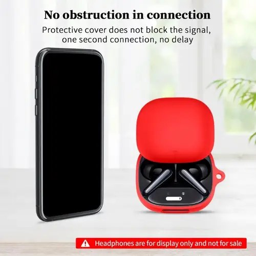 Imagen 2 del producto Estuche de transporte de silicona para auriculares Anker Soundcore Liberty 4 Pro, funda protectora resistente a los arañazos y a prueba de arañazos