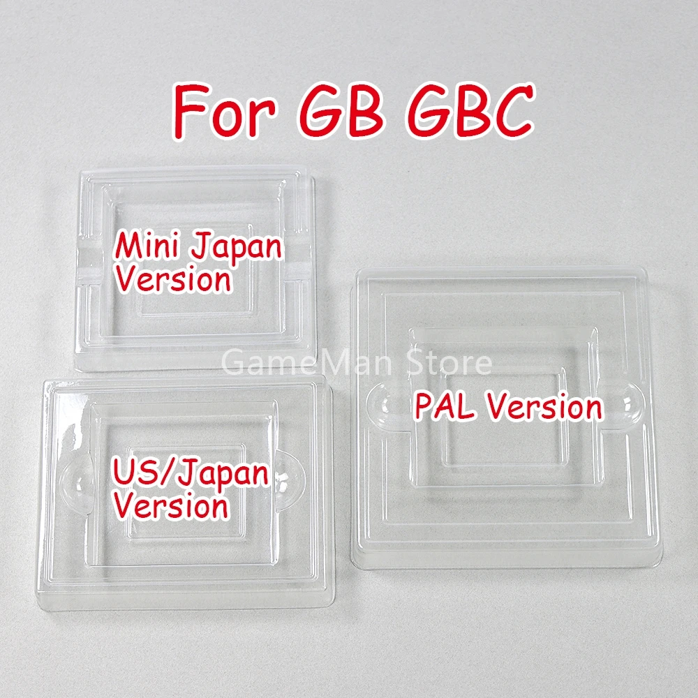 1pc For GB GBC Plastic Game Card Cartridge Clear Cases Boxes Insert Inner Tray Inlay for Gameboy Color GBC PAL US JP Version