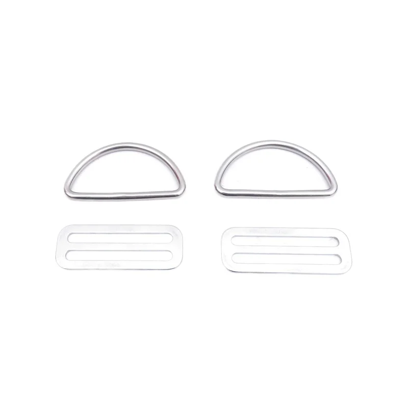 Narrow Stainless Steel D-ring D-ring D-ring Bottle Buckle for Diving Back Flying Side Hanging