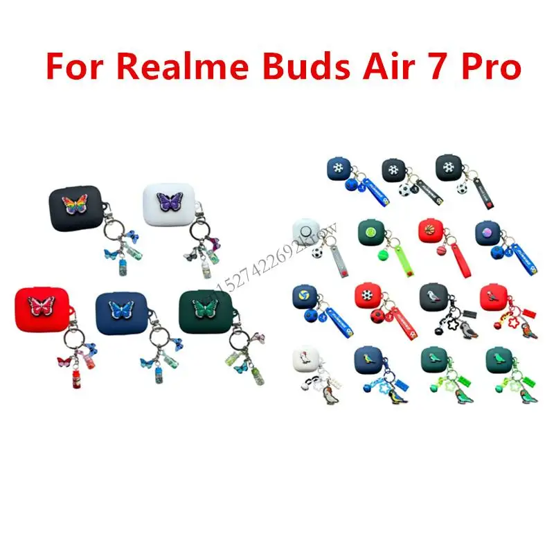 

R9CB наушник силиконовой крышки с ударной крышкой, промокаемый корпус для охраны рукава для buds air 7