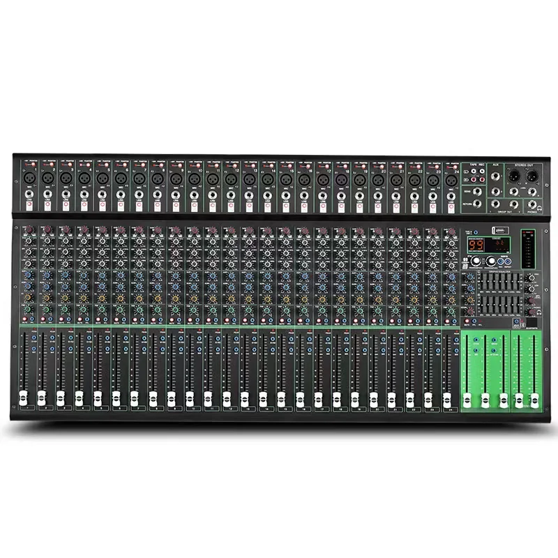 Accuracy Pro Audio MX24DSP Digital Audio Mixer Professional Mixer Sound System DJ Controller/Audio Console Mixer