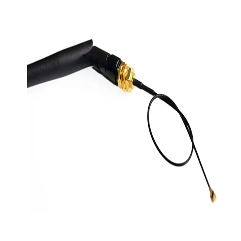 2.4G WIFI Module with IPEX to SMA Female External Antenna Adapter, Equipped with SMA Male Antenna