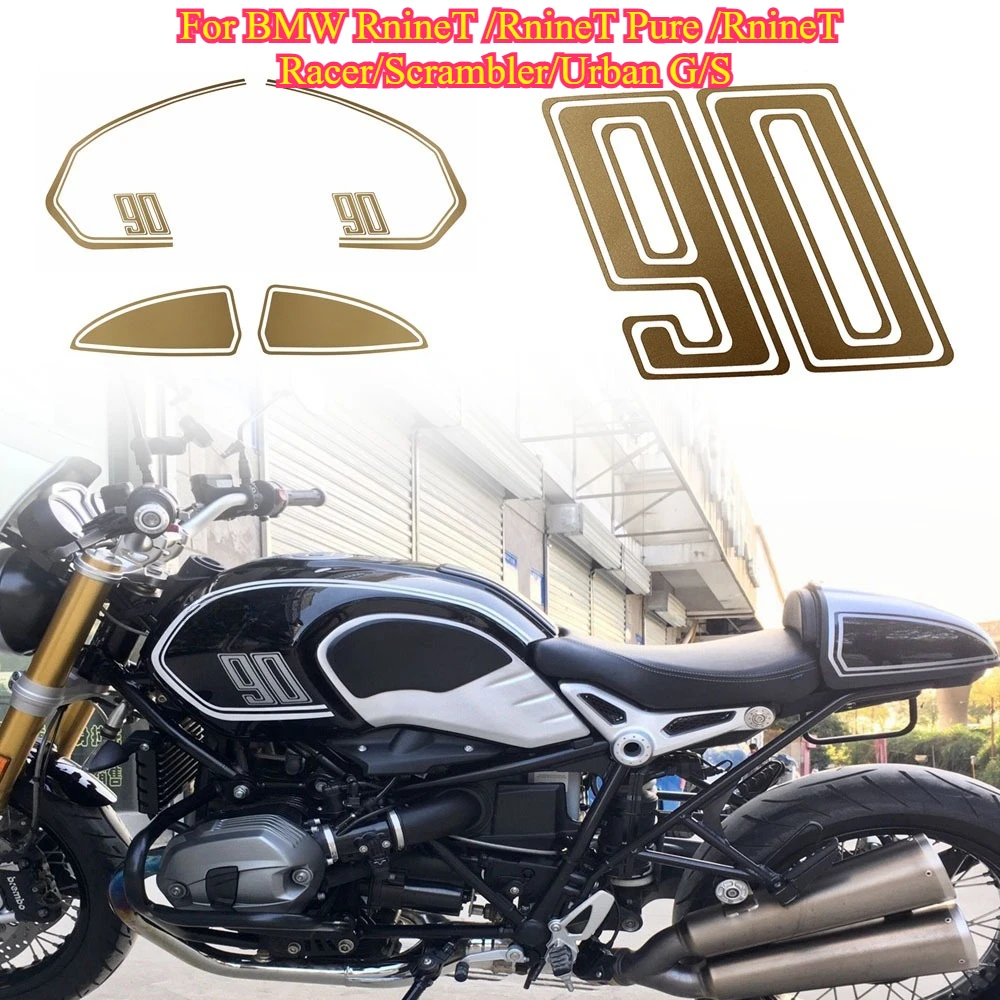 

Motorcycle For BMW R NINE T Racer Reflective Sticker Waterproof Gas Fuel Oil Tank Pad Protector Cover Decals Case