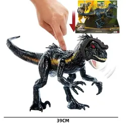Jurassic Dino Trackers Track 'N Attack Indoraptor with Sound & Light Effect Action Dinosaur Toy for Boy Kids Birthday Gift HKY11