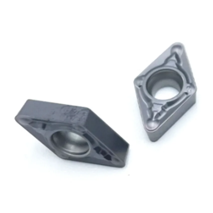 HADSTO CNC 카바이드 인서트, DCMT070204-MV HS7125/DCMT070208-MV HS7125, DCMT070204 DCMT070208-MV, 박스당 10 개