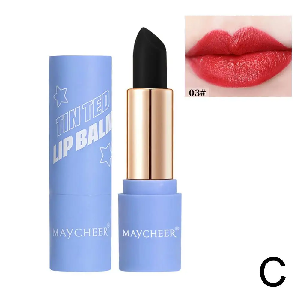 Color-changing Lipstick Moisturizing Long-lasting Hydration Lip Balm Makeup Velvet Gloss Lip Glaze Red Tint Water Light Lipstick