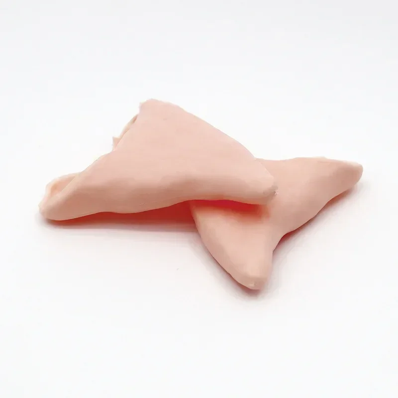 1 زوج اللاتكس لينة وأشار نصف قزم آذان تأثيري الدعائم لحفلة الهالوين مضحك الهوبيت قزم الأذن الملحقات #5