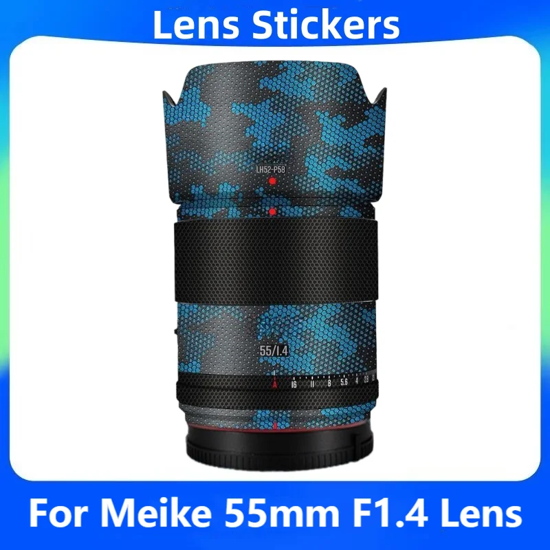 

Для Meike 55 мм F1.4 наклейка на кожу виниловая пленка для объектива камеры защитная наклейка на корпус FE55F1.4