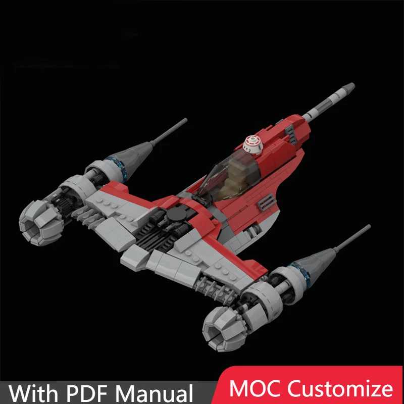 حار 442 قطعة MOC سفينة الفضاء الطائرات المقاتلة بناء نموذج مخصص لغز التكنولوجيا الإبداعية الجمعية المتقدمة هدايا عيد الميلاد