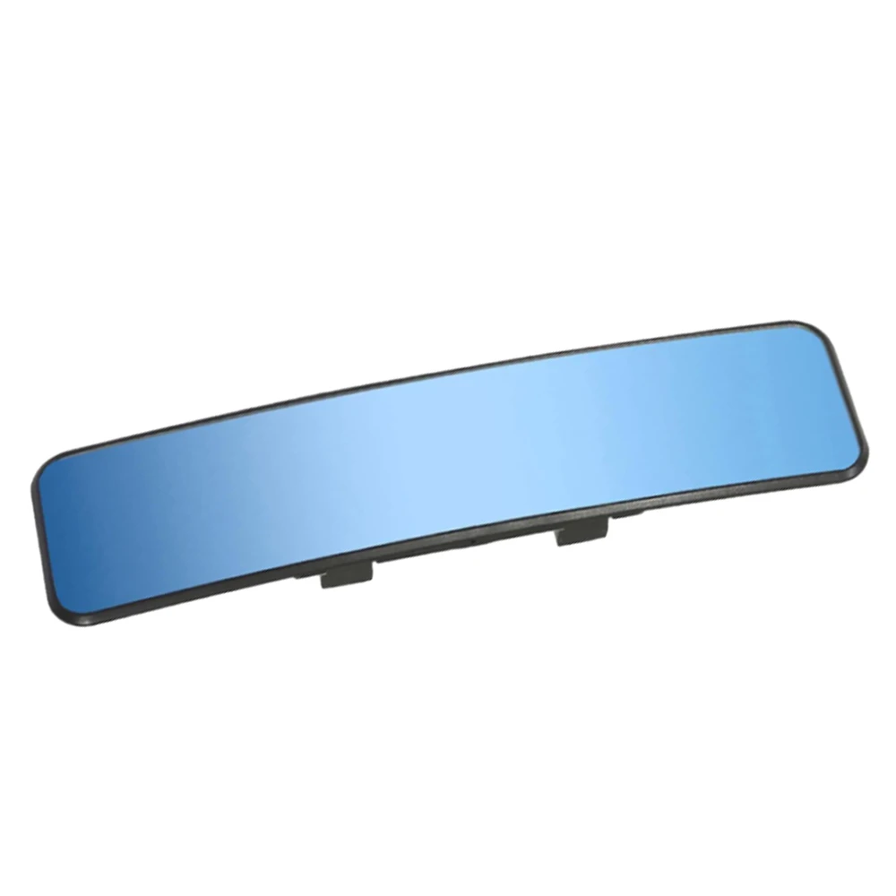 Wider vision Blind Zone Mirror[Anti-Glare Model Blue Mirror] Clear Mirror Effect Curved Rearview Mirror Super Strong Suction