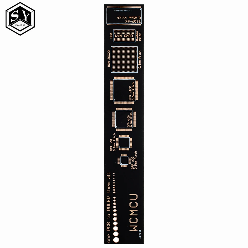 PCB Ruler For Electronic Engineers For Geeks Makers For Arduino Fans PCB Reference Ruler PCB Packaging Units v2 - 6