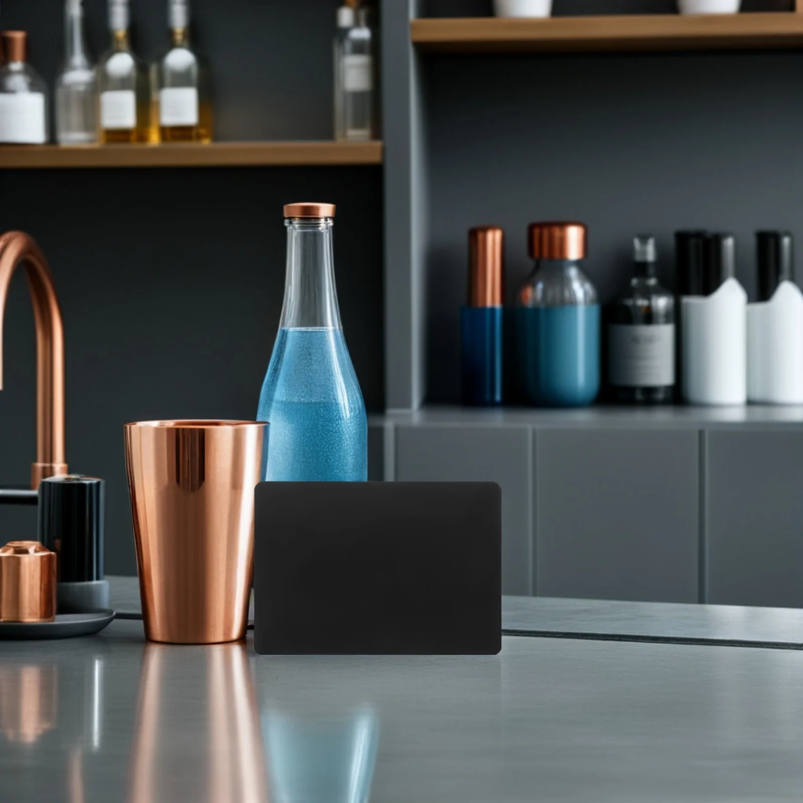 

12Pcs Desktop Signs A7 Size Plastic Price Label Reusable Chalkboard Surface for Bulk Food Display Shelf Tags for Wire Shelving