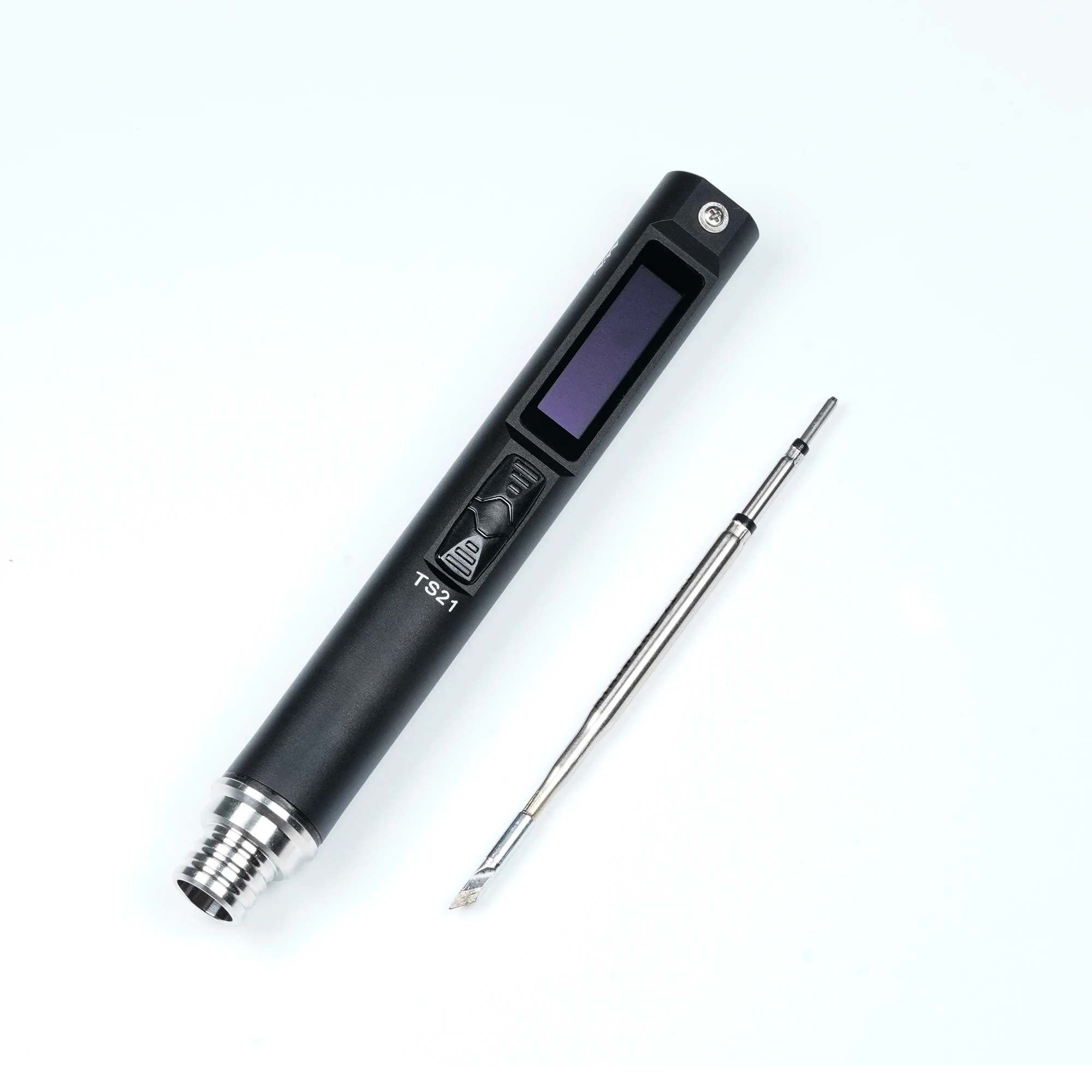 MINIWARE TS21 Precision Soldering Iron PD 100W Fill Light OLED Portable Smart Solder Station Repair Tool C210 Series Tip T210 KU