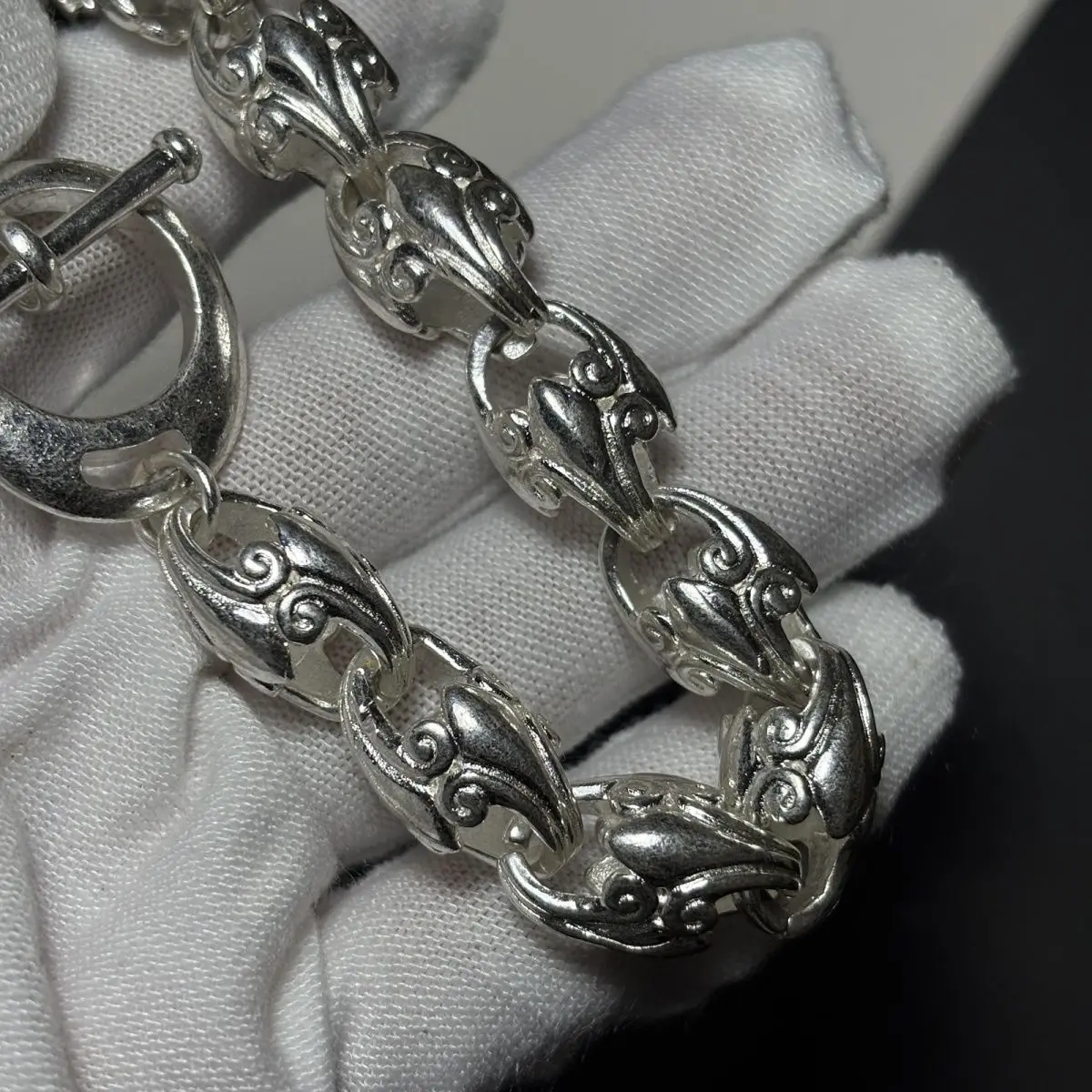 S925 Tibetan Silver Imitate Ancient Open String Good Luck Bracelet Men and Women Fashion Personalized Jewelry birthday Gift 6