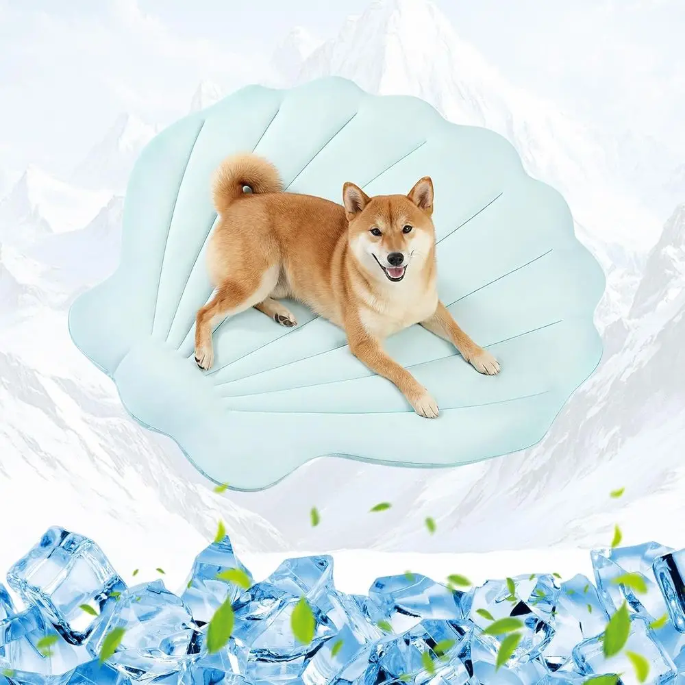 

Large 40x40 Inch Dual-Sided Cooling & Warming Pet Mat, Washable, Sky Blue for Dogs and Cats