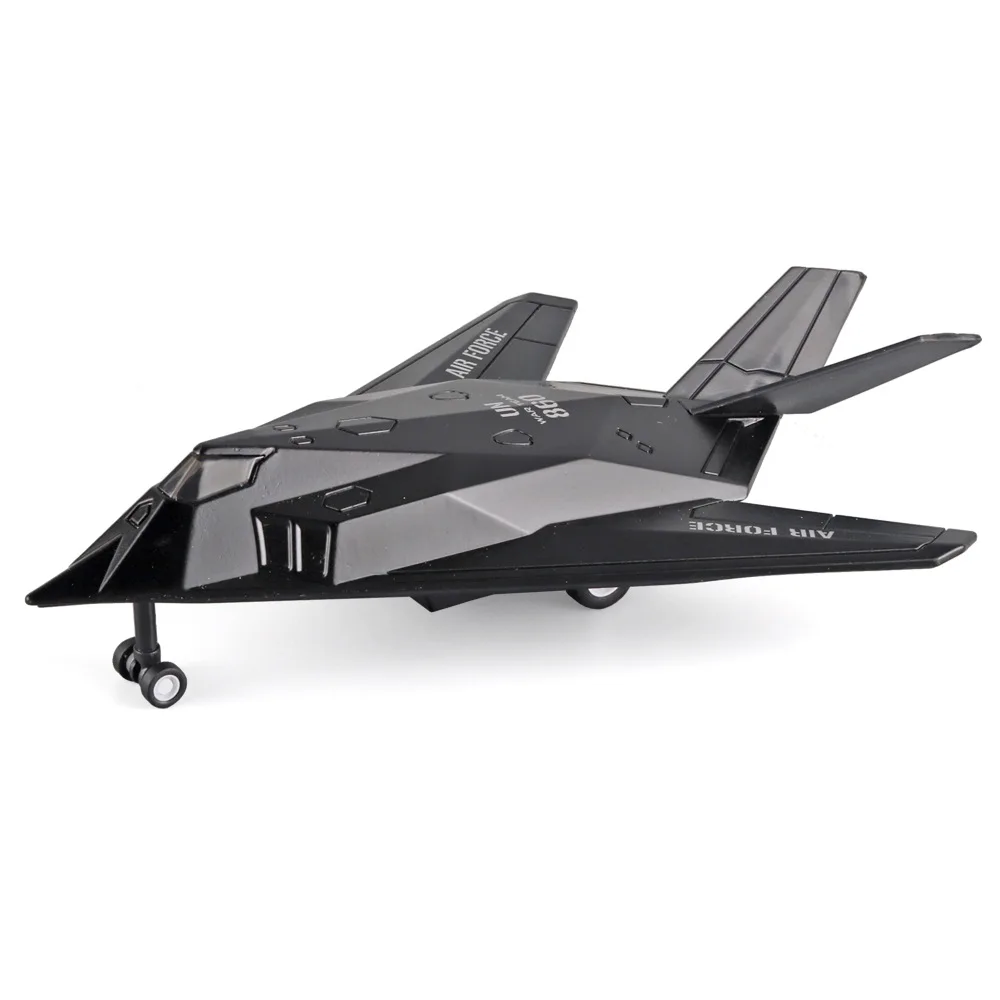 F-117A Fighter Collection Children Toys 6 To 10 Years Toys For Boys Diecast Model Airplanes Metal Scale Aircraft Kids Souvenir