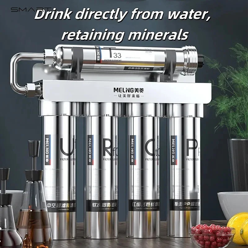 Meiling 5-level water purifier. For household. Direct drinking.  Ultrafiltration. Purifies water. Reliable & Stylish.