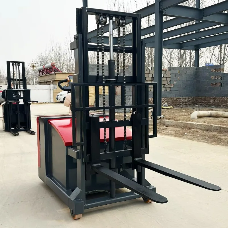 Customized CE Electric Counterbalance Stacker 1.5T 1.8T 1200kg Pallet Handling Forklift Lithium-Ion Battery Duplex Mast Woerkai
