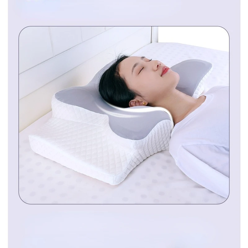 

Memory Foam Pillows for Bed with Cooling Pillow Cover Cervical Neck Pillow