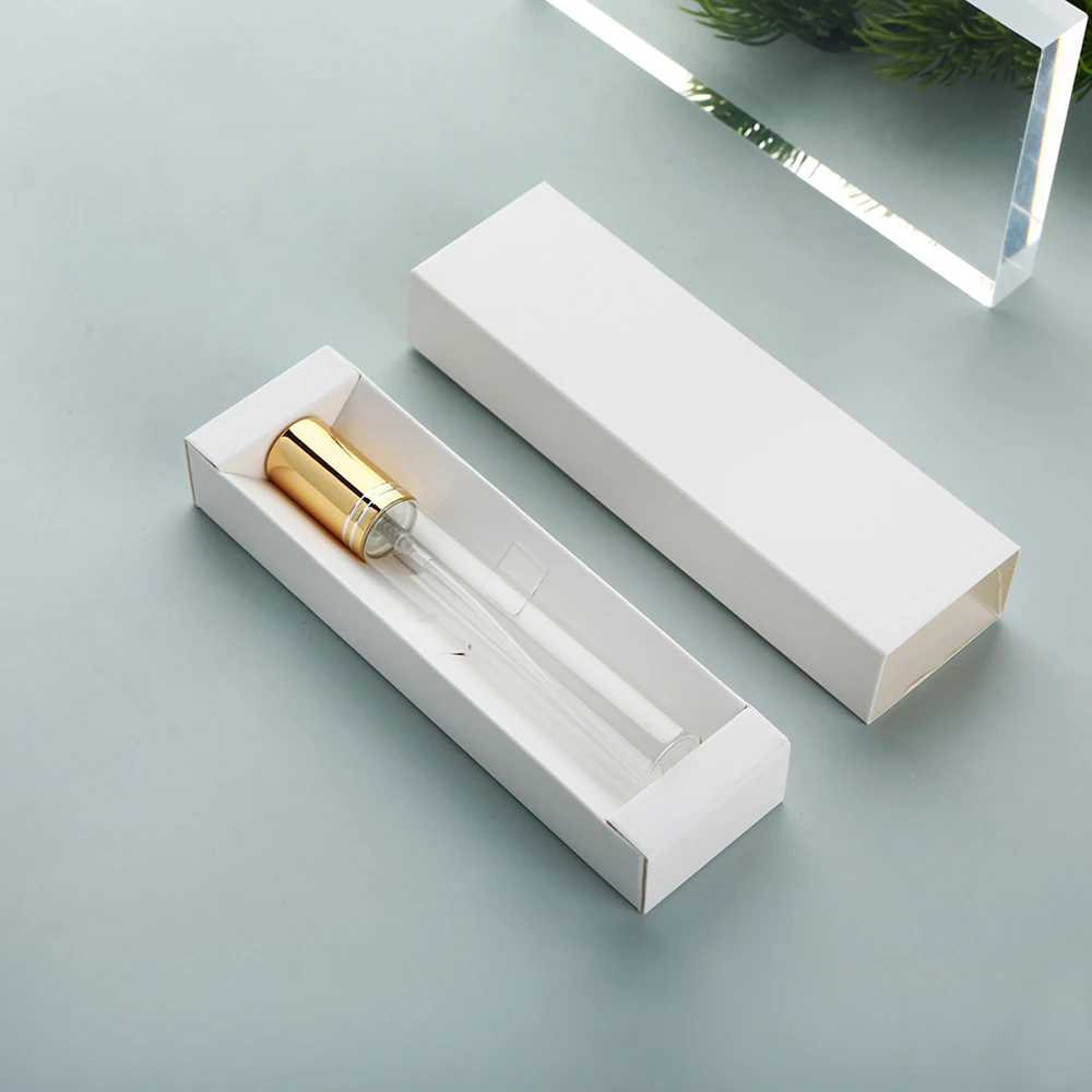 10/20 Stück 15 ml transparente Glas-Parfüm-Sprühflaschen, exquisite tragbare Flüssigkeits-Nachfüllflaschen (waschbar und wiederverwendbar) mit Boxen