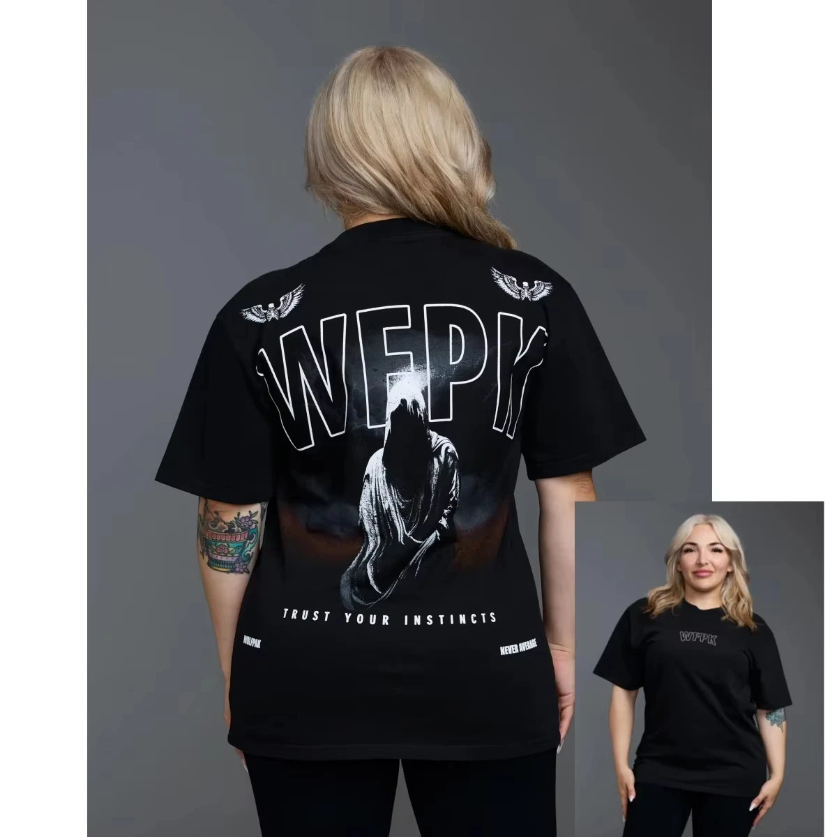 2026 Summer Men's Minimalist Black Graphic Tee, 