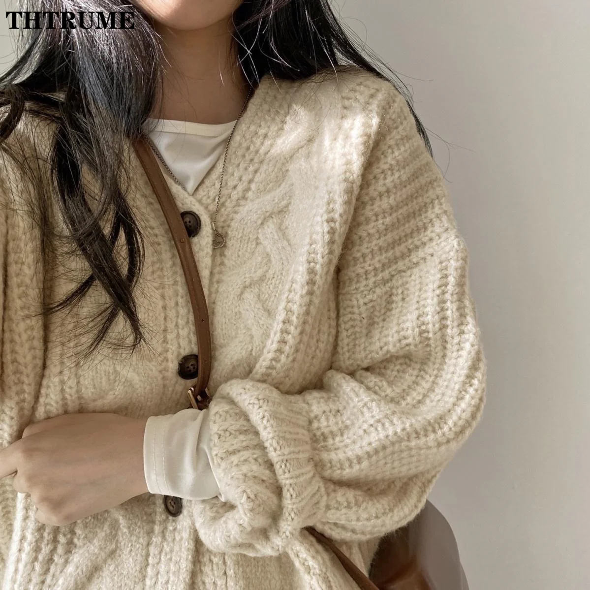 Fashion V-Neck New Sweaters Elegant Solid Single Breasted Long Sleeve Button Autumn Jumpers Tops Casual Knit Korean Cardigans