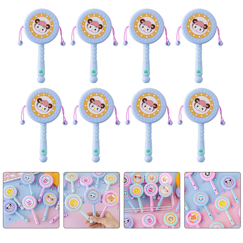 

12 Pcs Whistle Rattle Adorable Rattle-drum Plaything Baby Music Hand Child