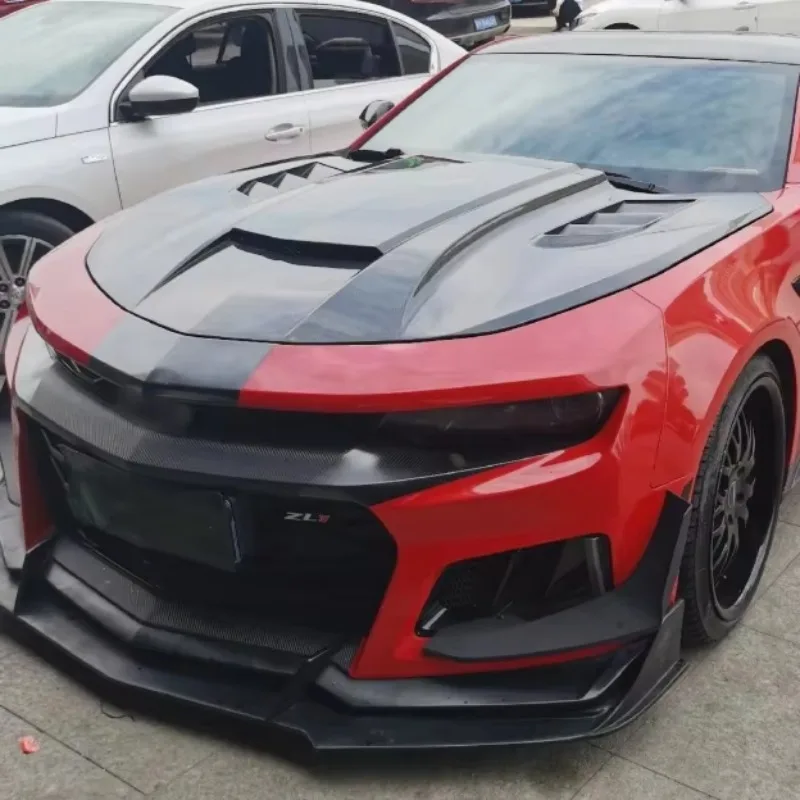 

Tom AutoZL1 Style Car Engine Hood for Chevrolet Camaro 2016-2024 Upgraded Camaro Carbon Fiber Hood
