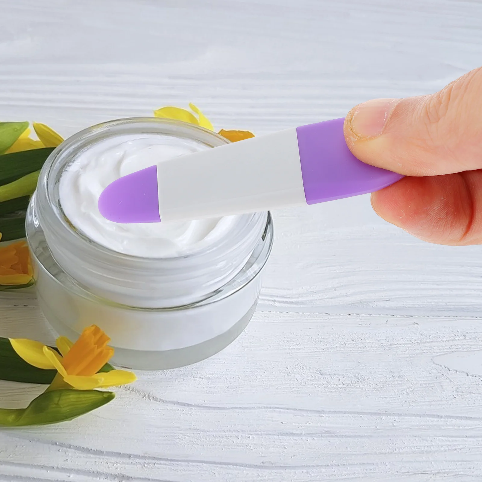 

8pcs Silicone Mask Brush Spatula Scoop Cream Applicator Tool Facial Skincare Makeup Spoon Eye Cream Spoon Facial