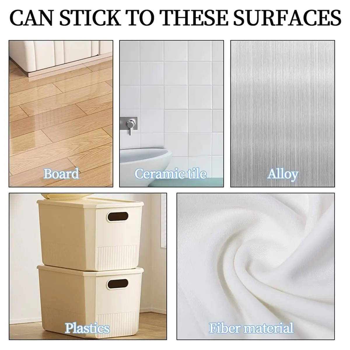 Dual Sided Tape High Tack Strong Wall Adhesive Tape Removable Sticky Double Sided Type for Rugs Pictures and Art Crafts
