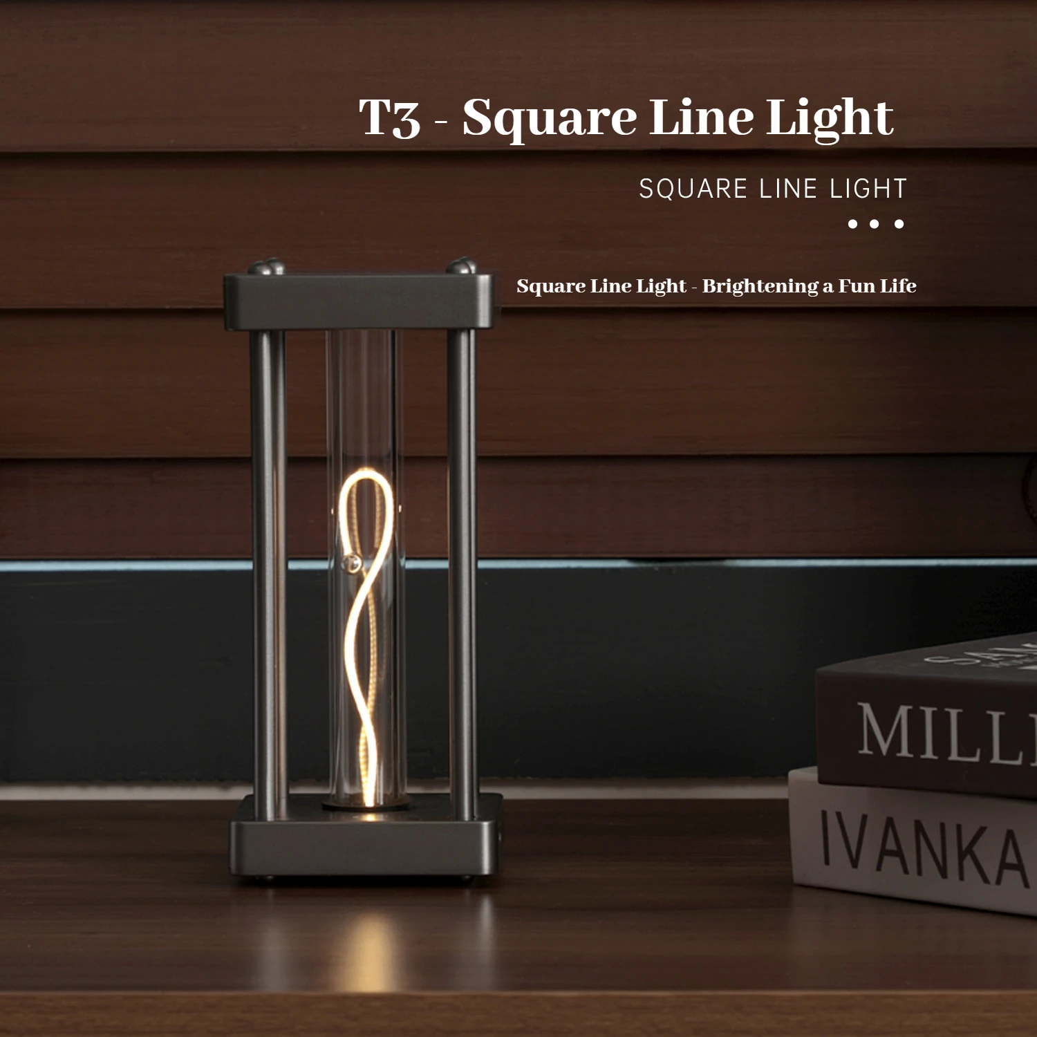 ควอนตัมไนท์ไลท์โคมไฟตั้งโต๊ะ USB โมเดิร์นบรรยากาศเย็นของขวัญสำหรับตกแต่งบ้าน,ห้องนอนห้องนั่งเล่นตกแต่งสำนักงานตกแต่งโต๊ะที่ไม่ซ้ำกัน