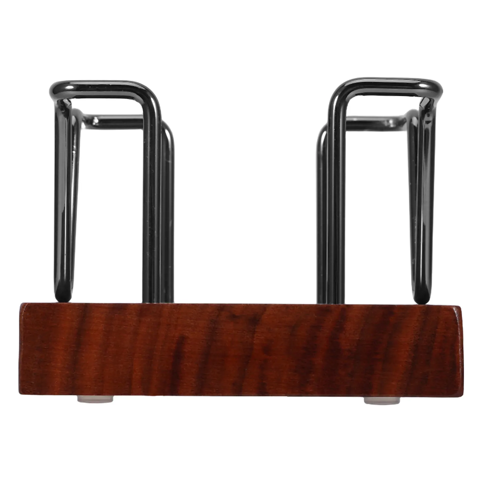 Wooden Note Holder Compact Desk Organizer Wood Metal Memo Pads for Office Desktop Organization Accessories