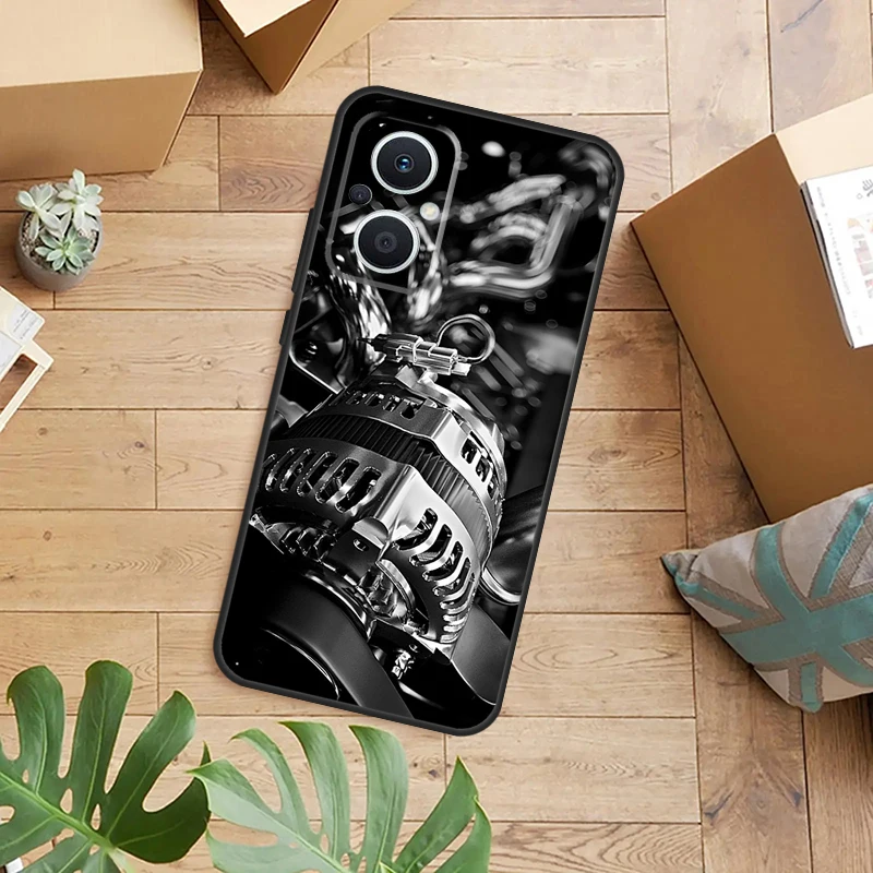 Mechanical Engines Funda For OPPO Reno 8 Lite 8T 4Z 5Z 4 5 6 7 10 Pro OPPO Find X3 Neo X2 X5 Lite X6 Pro Case