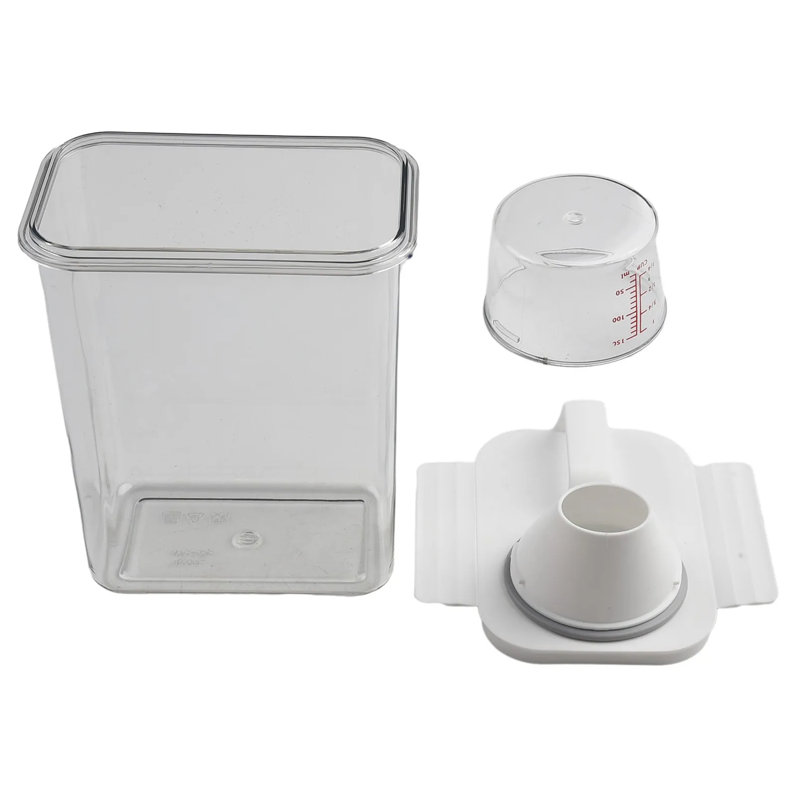1100ml 1800ml Transparent Laundry Detergent Leak-proof Laundry Detergent Organizer Airtight Detergent Dispenser