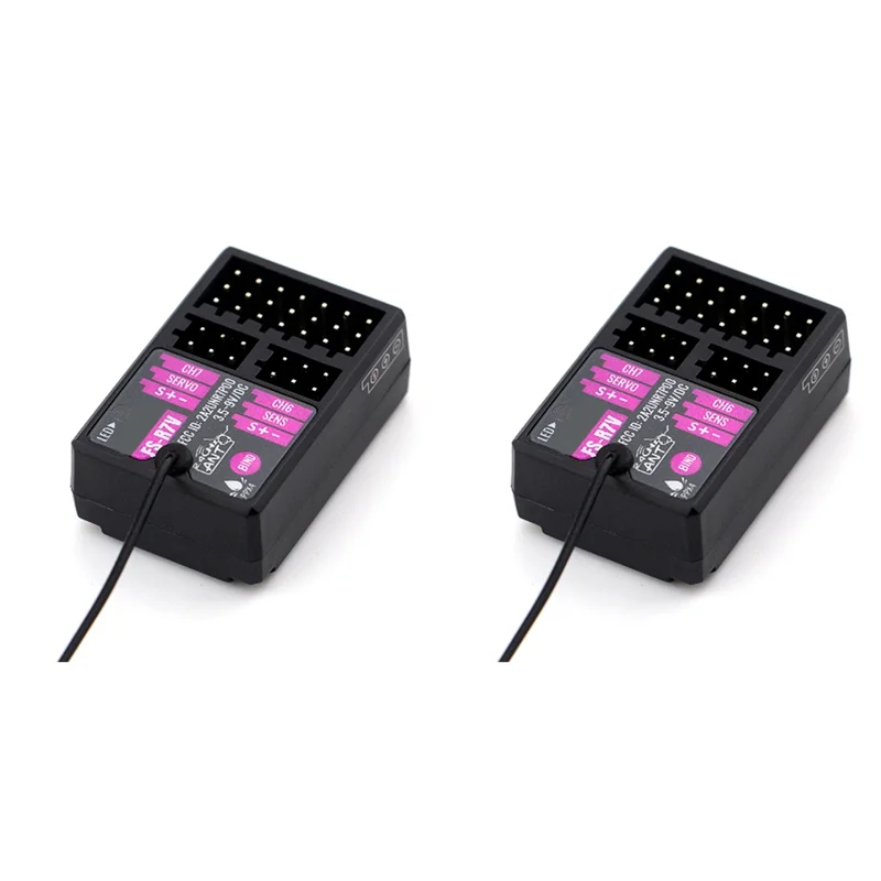 A33T-2X Receiver FS-R7V 7CH 2.4G Receiver Can Be PPM/IBUS Output For Remote Control Car Boat