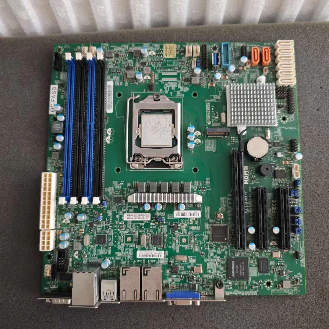 X11SSH-F workstation server motherboard, Core 6th and 7th generation E3-1200 V5 V6 remote management