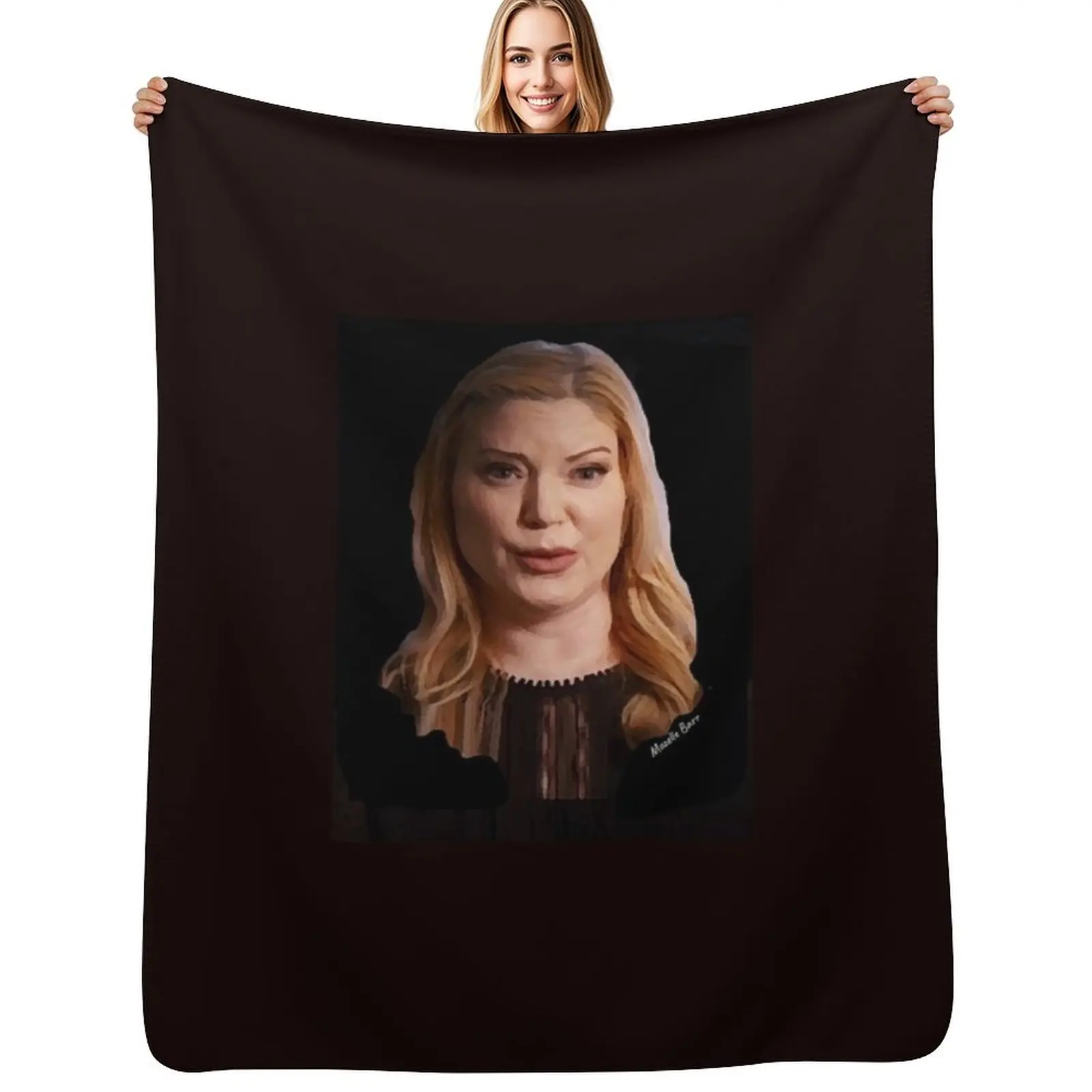 

Amy Allan of The Dead Files Show Throw Blanket Warm Cozy Throw Blanket for Living Room Couch