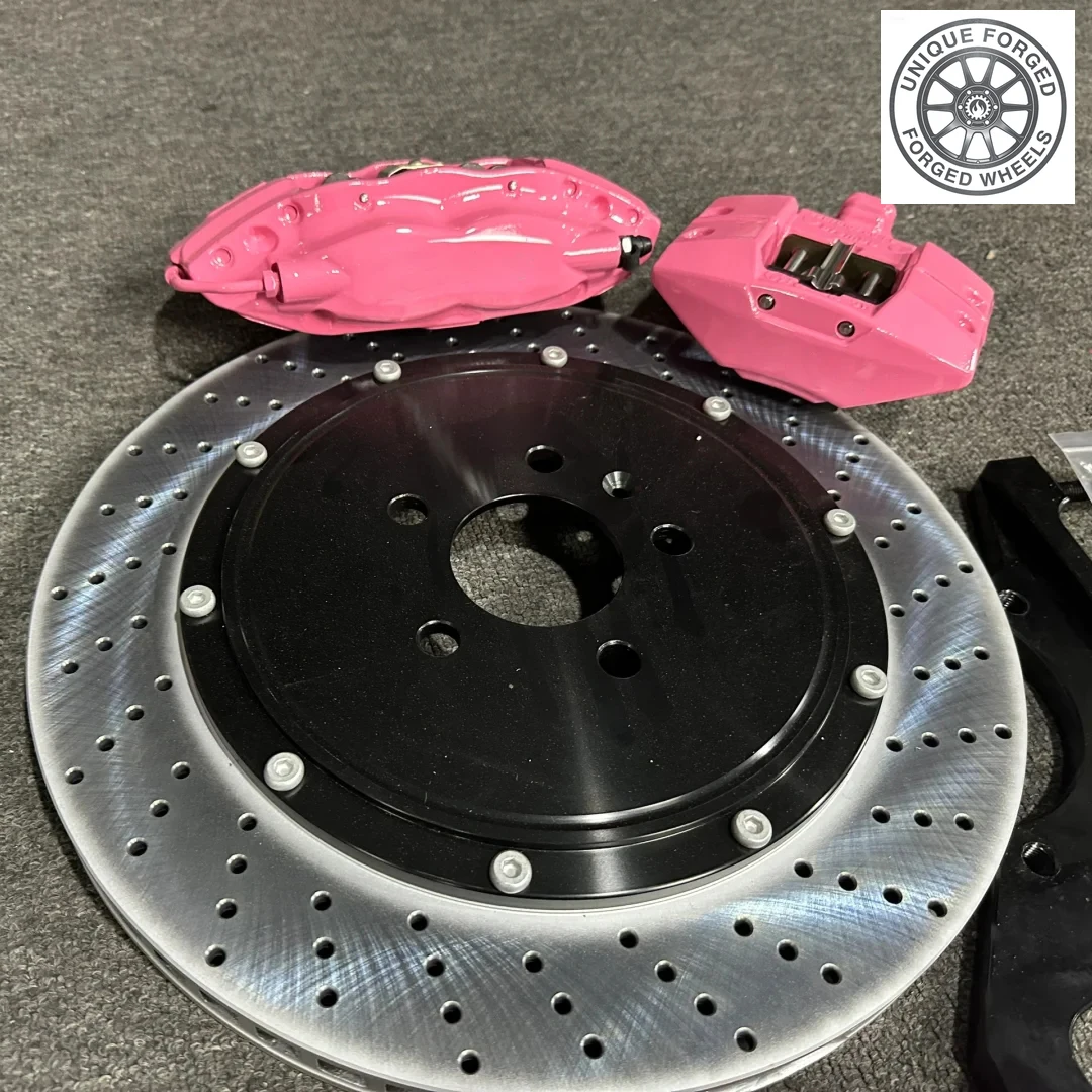 

26 Style Popular Auto Racing Modified Brake Caliper Six Pistons Floating Rotor Brake Disc 6 Pot Big Brake Kit