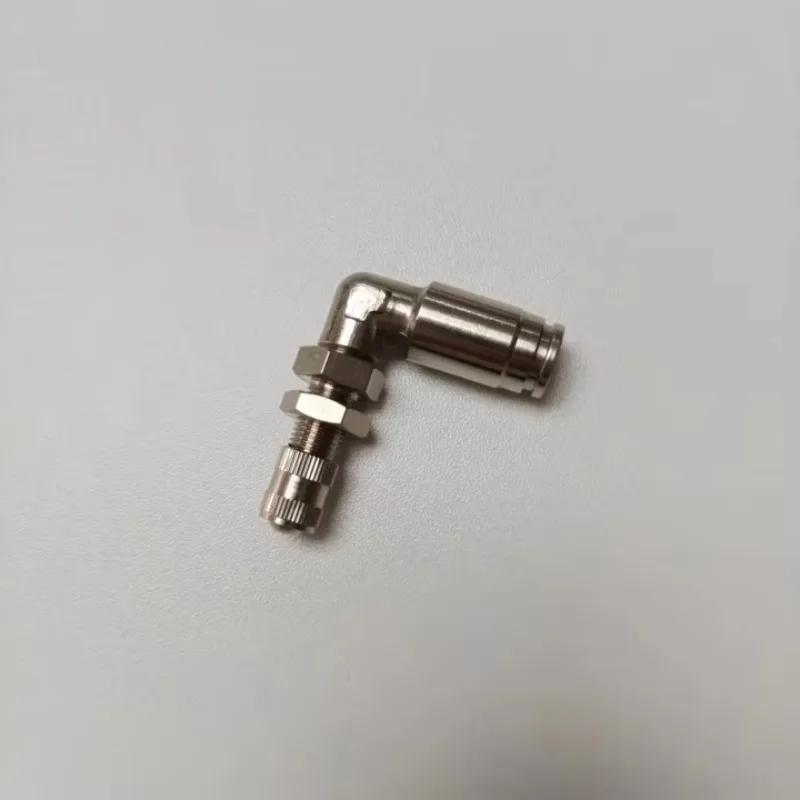 AIV06 Tire Inflator Adapter 4mm 6mm Push-Fit Schrader Valve RV Deflation Exhaust Elbow Motorhome RV Parts、Push-fit Air Fitting