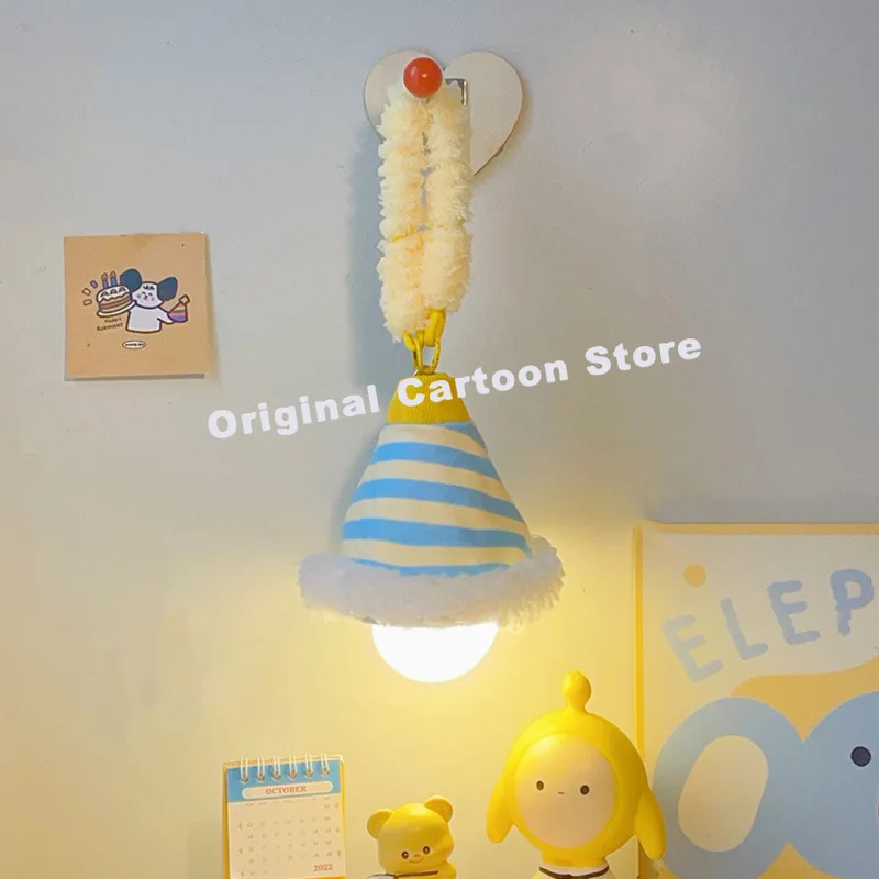 Hello Kitty Sanrio Kuromi Wall Lamp Bedroom Night Light Cute Room Decorate Bedside Suspension Atmosphere Chandelier Child Gift