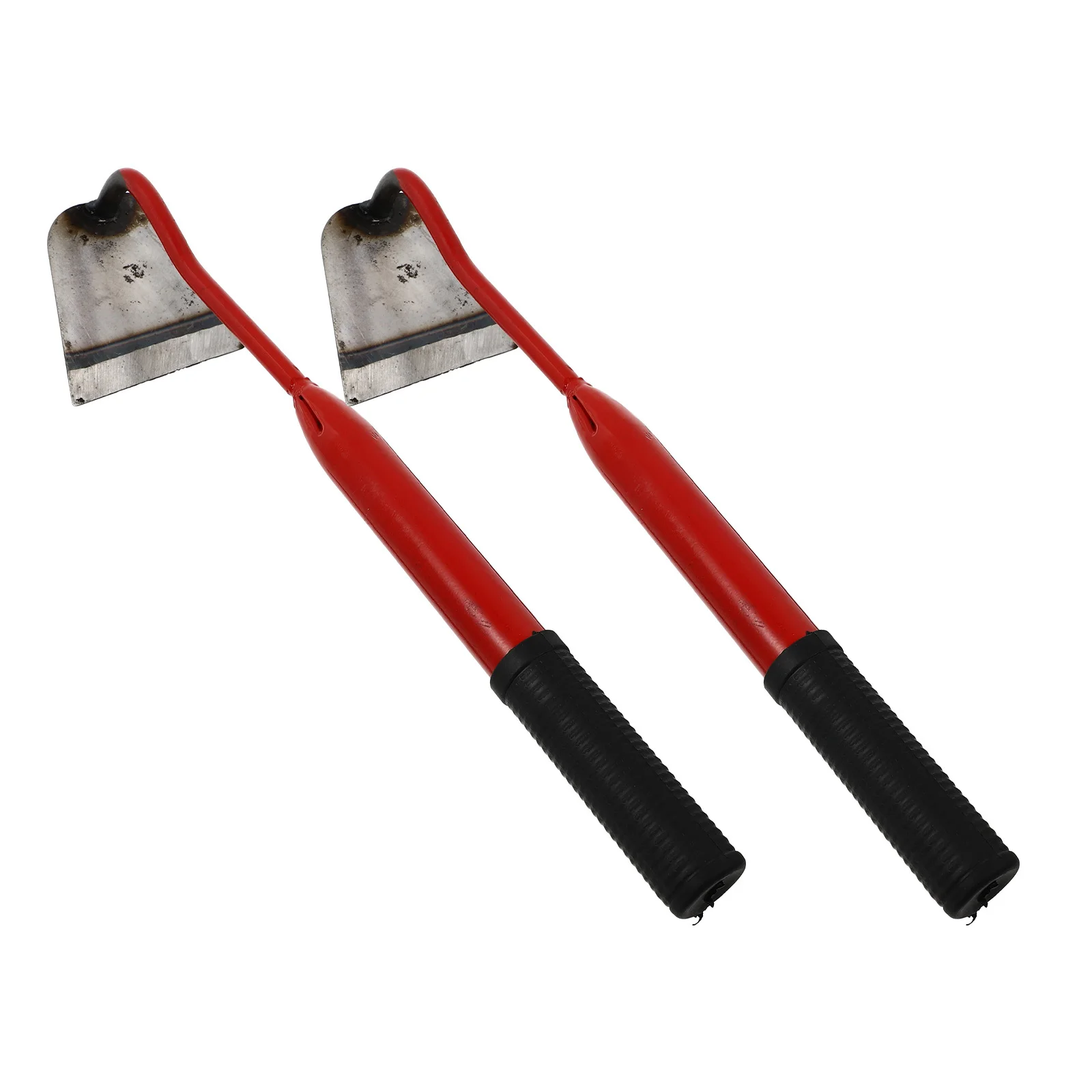 2개 소형 손칼 고탄소강 단조 정원 도구 잡초 제거용 흙 파기 경작 조경용 휴대용 제초기