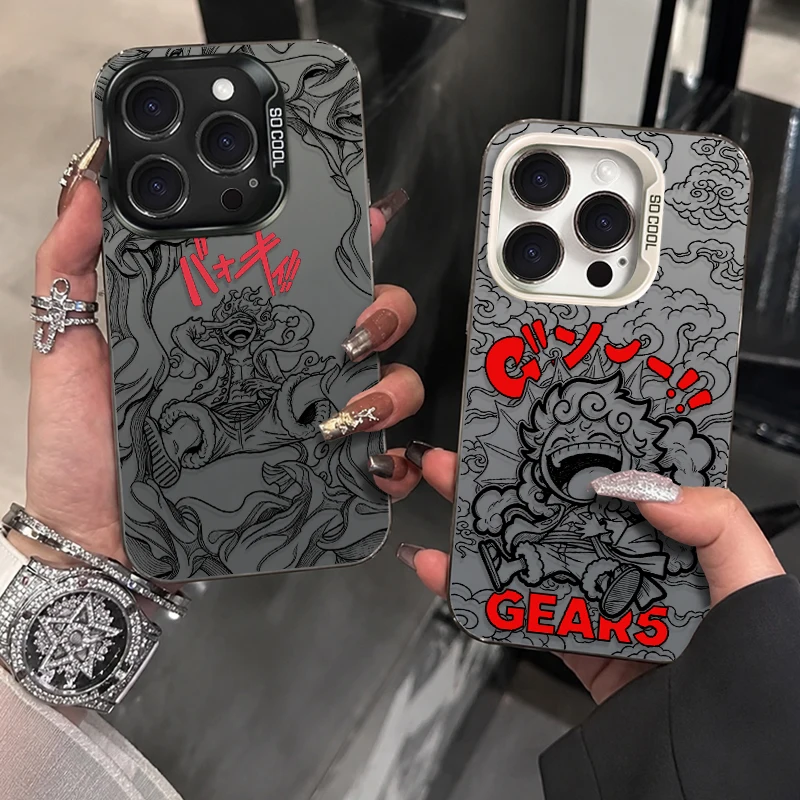 Funda rígida para teléfono Anime ONE PIECE Gear 5 Luffy, para Xiaomi Redmi Note 15 14 13 12 10 9 Pro Plus 4G 5G 12S 11S 10S 9S, funda mate