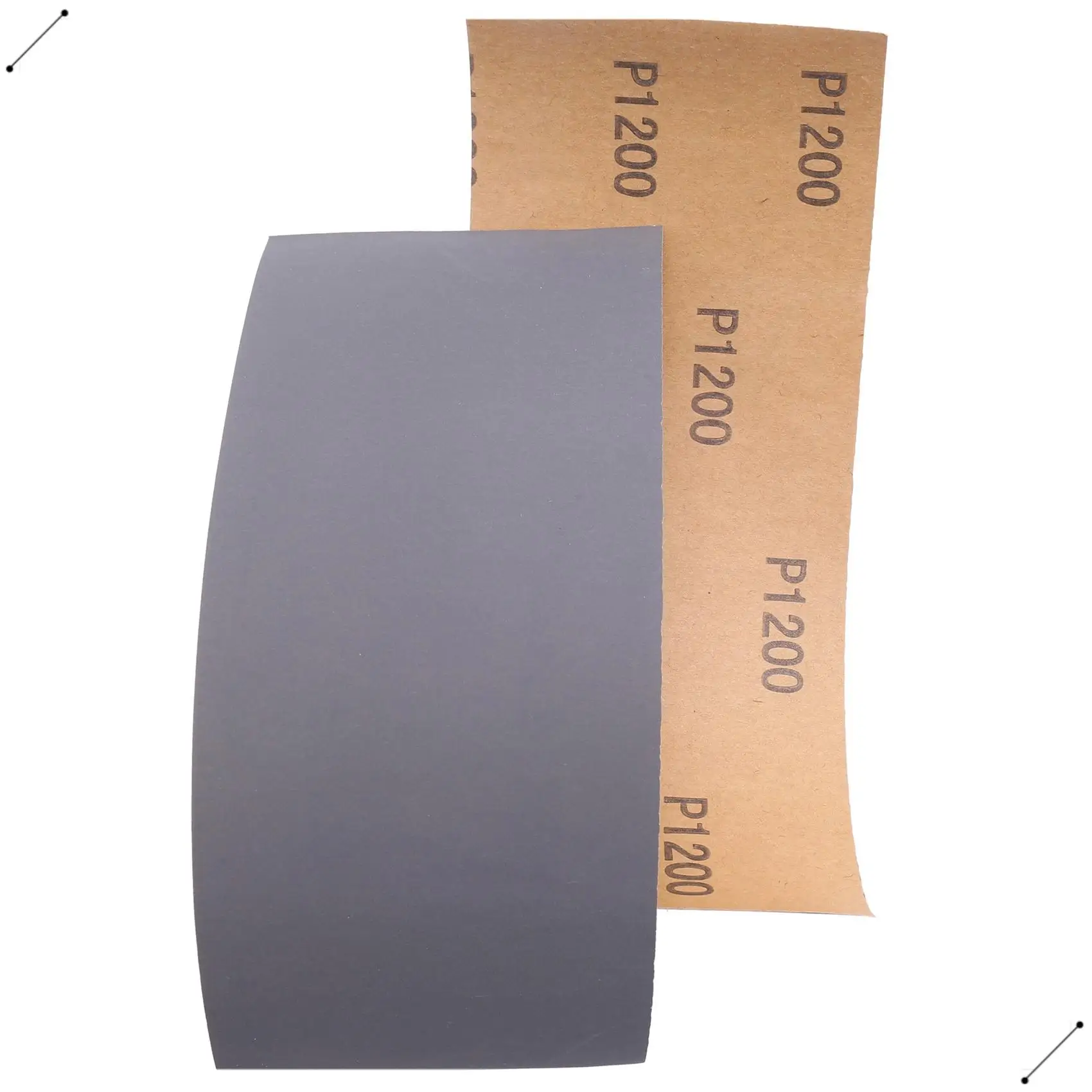 Abrasive Dry Wet Waterproof Sandpaper Sheets Assorted Grit Of 400/ 600/ 800/ 1000/ 1200/ 1500 For Furniture, Hobbies And Home Im