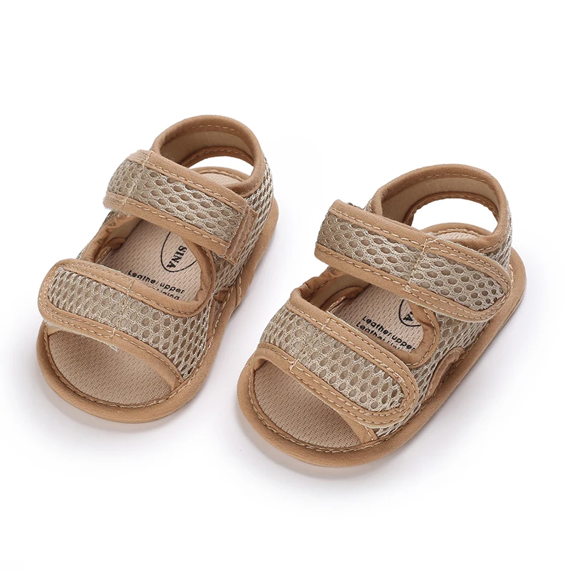 Summer New Breathable Baby Sandals Baby Shoes Anti Slip Soft Sole Lightweight Walking Shoes