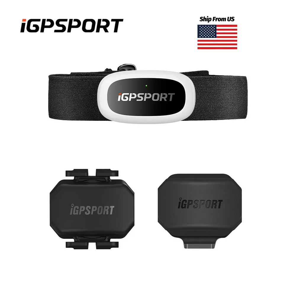 iGPSPORT HR50 Chest Heart Rate Monitor M80 Bike Mount Cadence Sensor Speed Sensor Running Sport Bluetooth ANT+