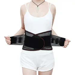 Adjustable Waist Trainer Belt Unisex Lower Back Brace Spine Support Waist Belt Orthopedic Breathable Lumbar Corset High Quality