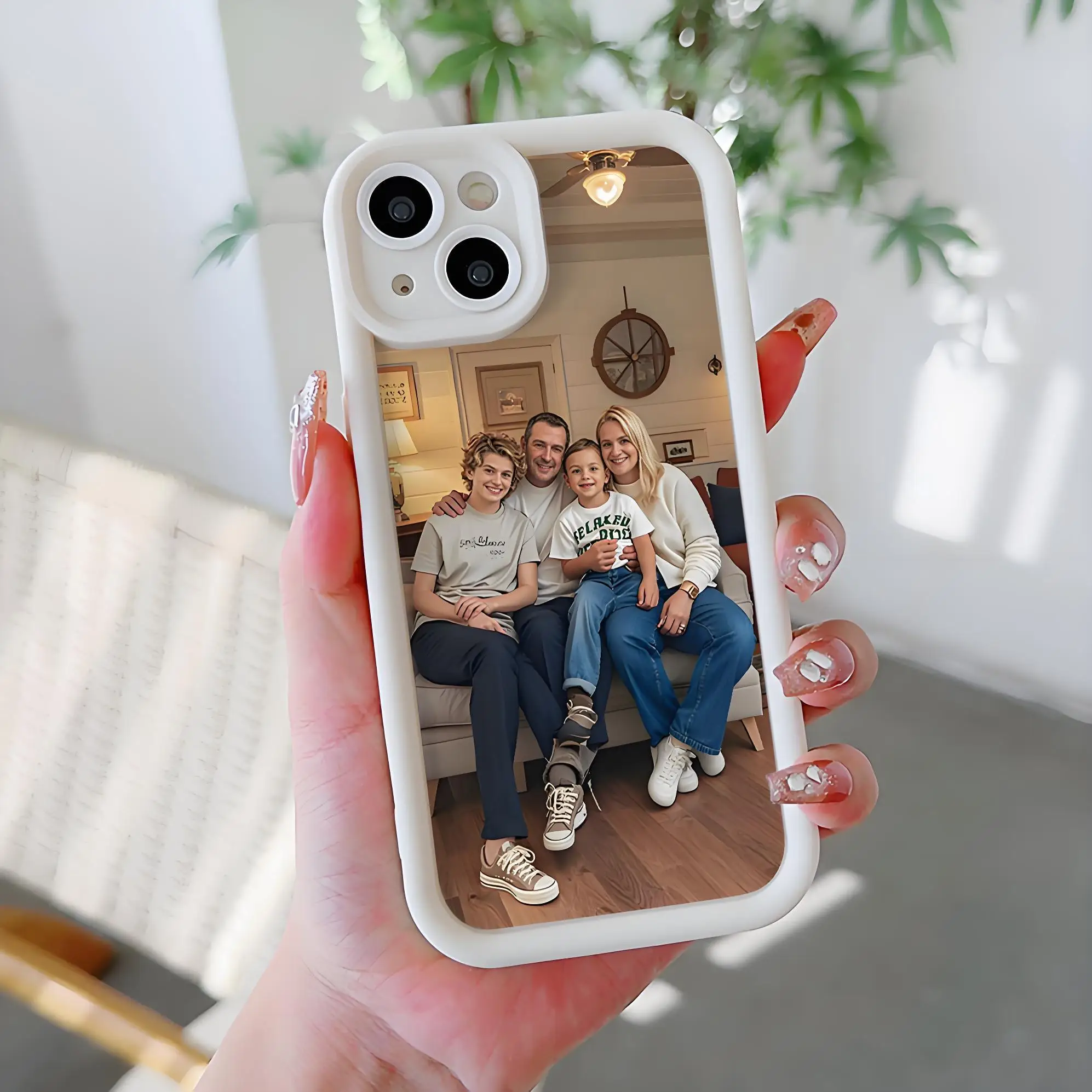 DIY adamantium customized photo phone soft case For iPhone 16 15 14 13 12 11 Pro Max SE 2020 2022 XS XR Plus protective cover - náhled 5