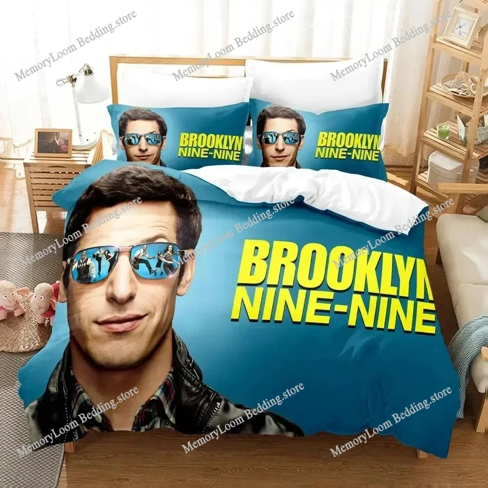 

Brooklyn Nine-Nine Bedding Set Boys Girls Twin Queen Size Duvet Cover Pillowcase Bed Kids Adult Fashion Home Textileextile