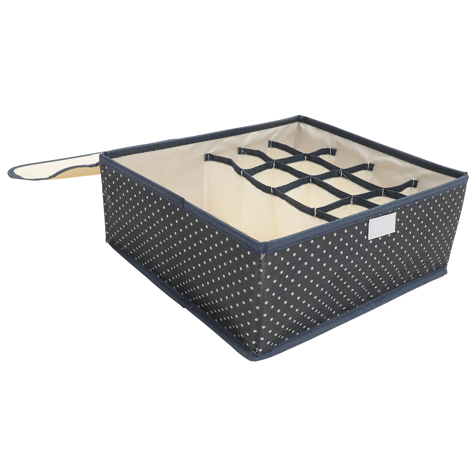 

Foldable Underwear Storage Box Oxford Cloth Organizer with Compartments for Socks Underpants Drawer Organizer Bra Storage Box